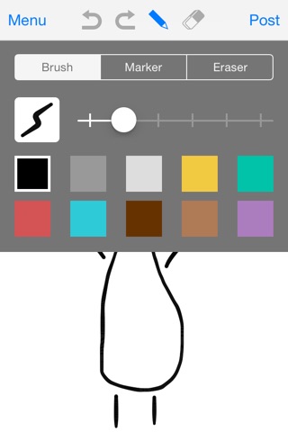 Pinch Pad: a simple sketchpad screenshot 2