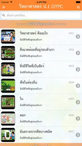 Game screenshot วิทยาศาสตร์ ป.1 OTPC mod apk