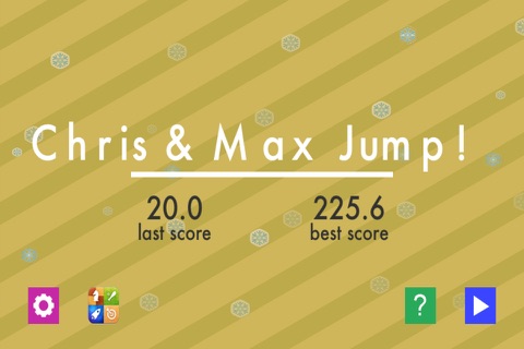 Chris and Max Christmas jump game Free screenshot 2