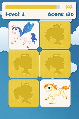 Matching family game: Princess screenshot 4