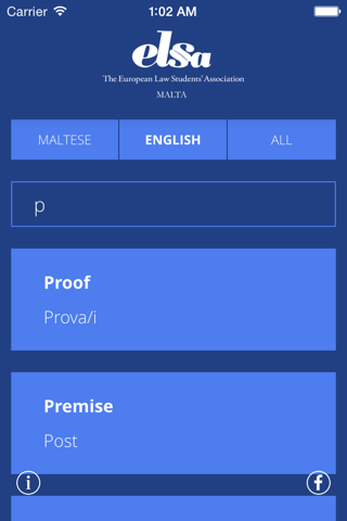 ELSA Malta Legal Translator screenshot 2