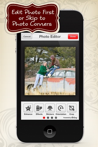 Corner My Photos - Classic Edition - Add beautiful vintage photo corners to your pictures. screenshot 3