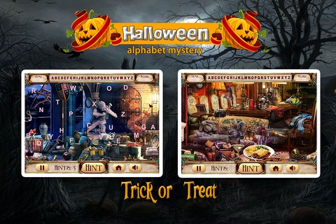 Halloween Alphabet Mystery Free - ABCD Learning with Hidden Objects screenshot 3