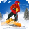 Snow Powerboard Racing ( 3D Speed Sports Power board stunts racing offroad game on Fast ice road tracks with real ragdoll physics )