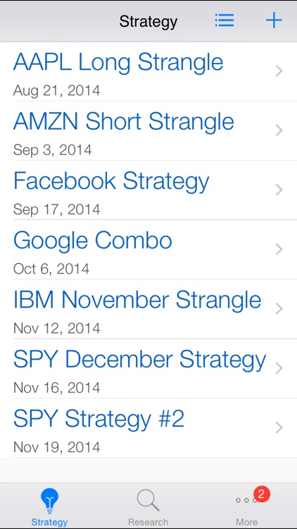 Strangle Pro - Options Strategy Calculator / Chart with Live Options Chain and Real Time Stock Quote screenshot-4