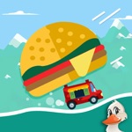 Loco hamburguesa de coches Aventura Endless Road - No deje caer la hamburguesa