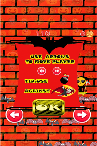 halloween game fall down easy and fun kids free screenshot 3