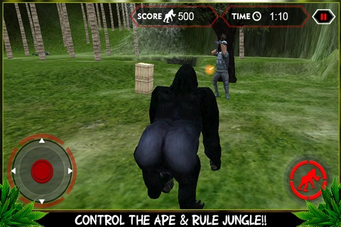 Crazy Ape Forest Revenge Simulator 3D screenshot 4