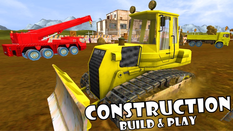 Construction Build & Play! Toy Vehicle Game For Kids and Toddlers