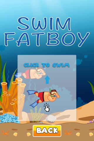 Swim Fatboy - Fun flappy diver screenshot 2
