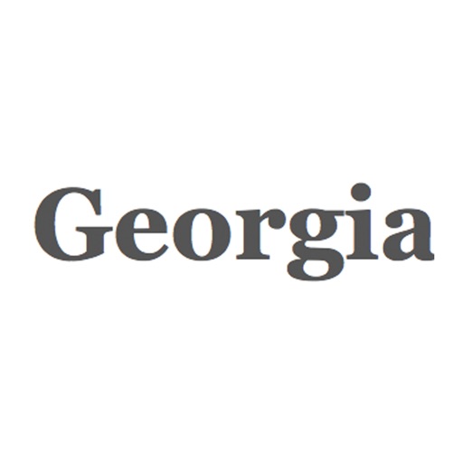 Keyboard of Georgia Font: Artistic Style Keys for iOS 8 icon