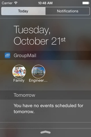 GroupMail 2 - Group Email from the Lock Screen screenshot 2