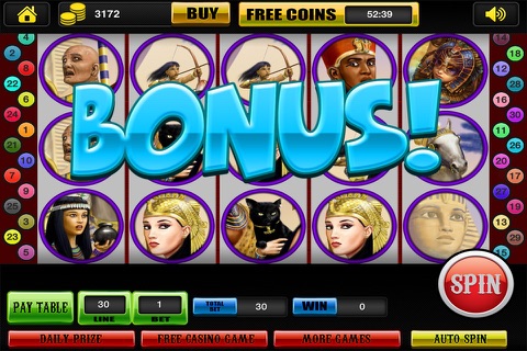 Lucky Pharaoh's Machines Fire Slots - Win Big Jackpot Casino Games Free screenshot 4