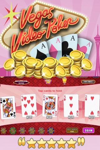 AAAA 4 Aces Poker - Las Vegas Video Poker Game screenshot 4