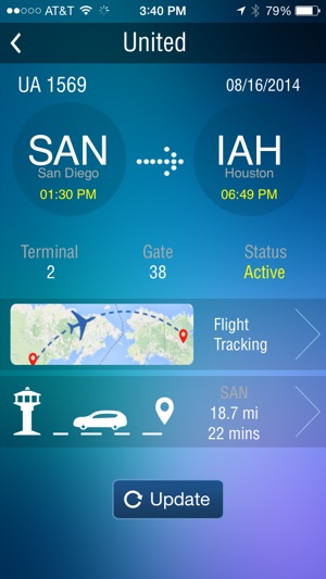 Houston Intercontinental Airport Flight Tracker HOU(圖3)-速報App