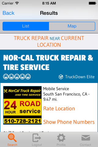 TruckDown Search screenshot 2