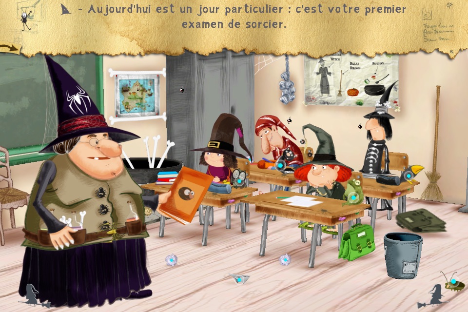 The Little Witch at School - Free screenshot 2