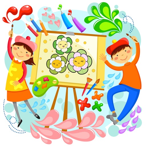 Kid Coloring Pro - All in 1 Draw, Paint, Doodle, Sketch, Color Icon