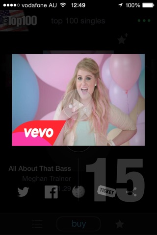 my9 Top 100 : US music videos screenshot 4