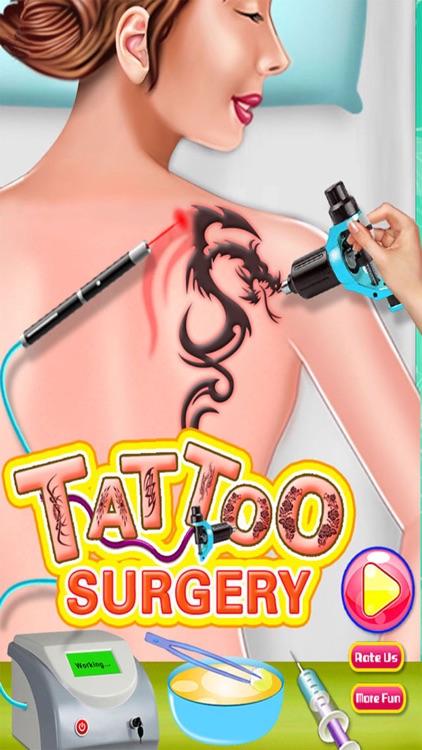 Tattoo Surgery Simulator - Design & Make Cool Tattoos