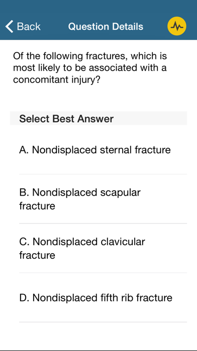 TSRA Multiple Choice Review of Cardiothoracic Surgery Screenshot 4
