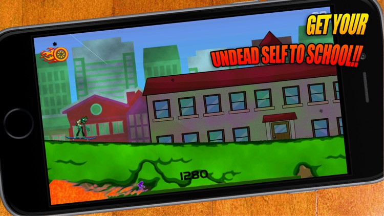 Zombie Skateboarder High School - Life On The Run Surviving The Fire! screenshot-4