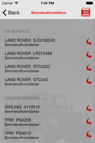Запчасти Land Rover Defender screenshot 3