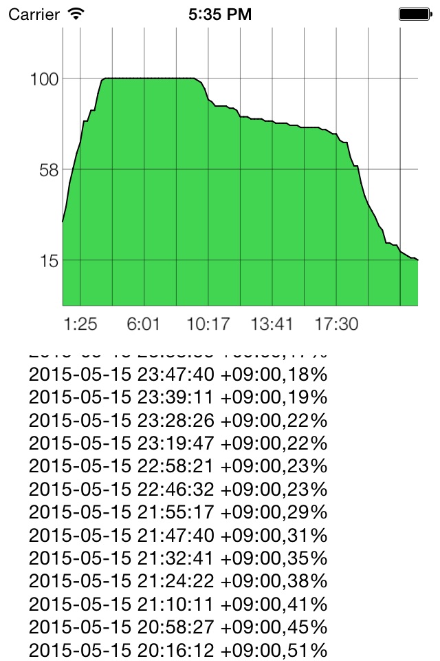 BatteryLogger screenshot 4