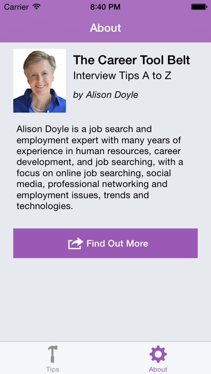 The Career Tool Belt - Interview Tips A - Z by Alison Doyle screenshot-4