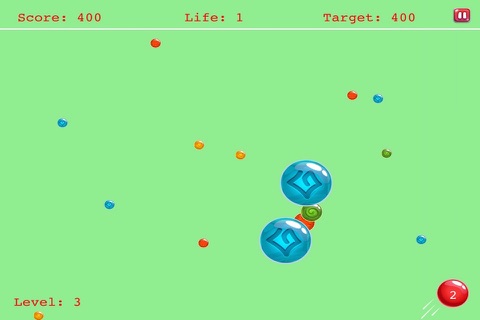 A Bouncing Bubble Smash Challenge - Chain Reaction Puzzle Match screenshot 2