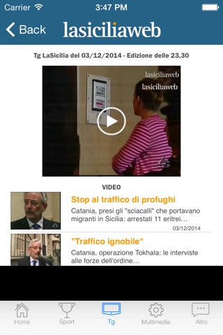 La Sicilia Web Mobile screenshot 4