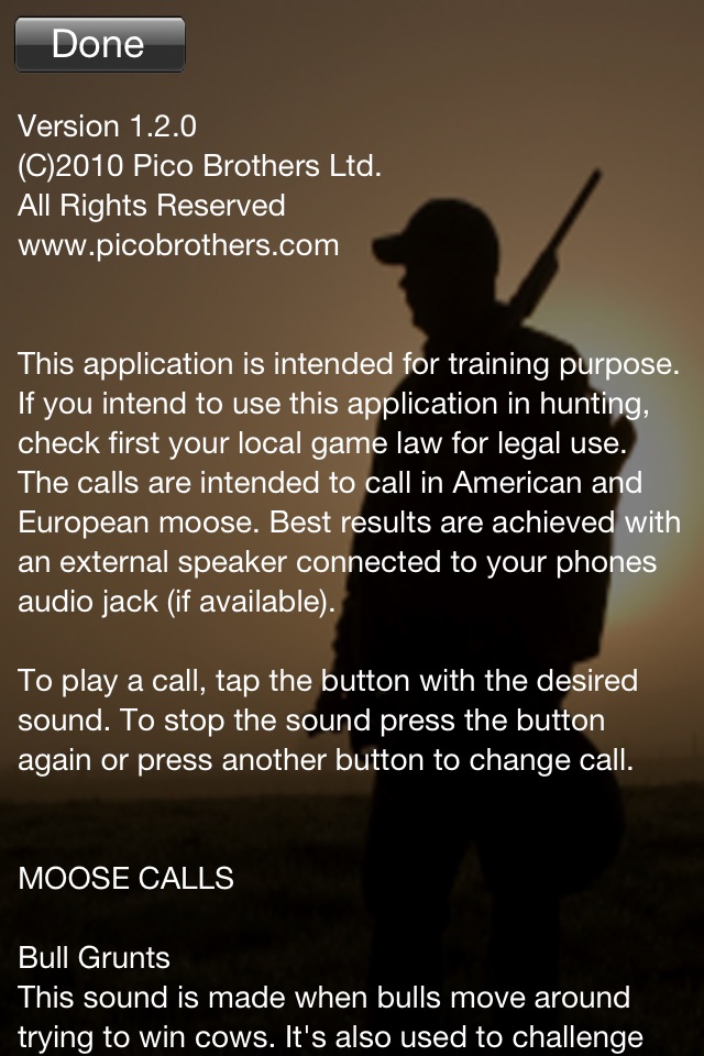 Moose Hunting Calls screenshot 2