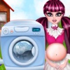 Pregnant Monster Wash Clothes