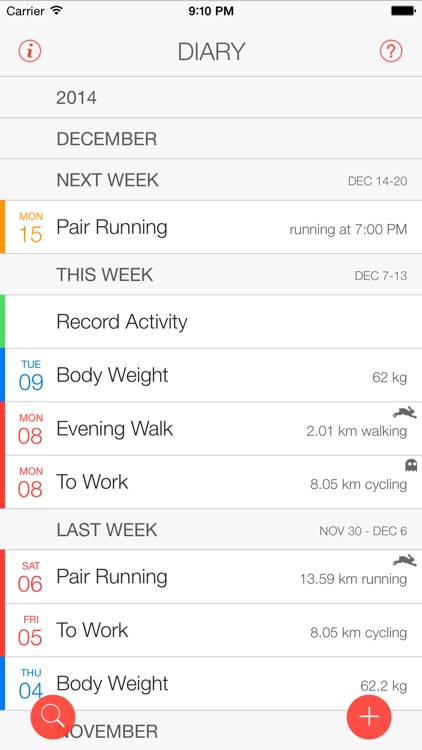 Bit of Exercise - Training Diary / GPS Running, Cycling and Walking