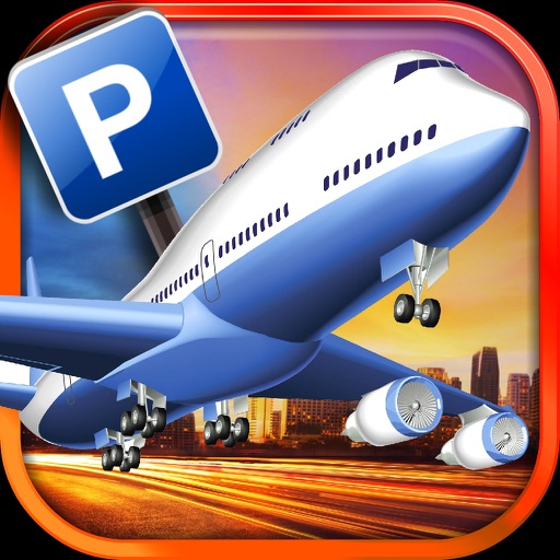 Airplane Parking! Real Plane Pilot Drive and Park - Runway Traffic Control Simulator Icon