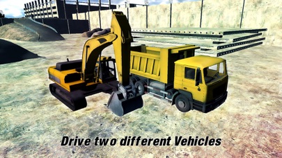 サンドショベル - ヘビーデューティディガー機械建機クレーンはトラックローダー3Dシミュレータゲームをダンプのおすすめ画像4
