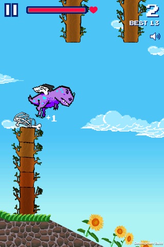 Flappy Dino And Sheeps screenshot 3