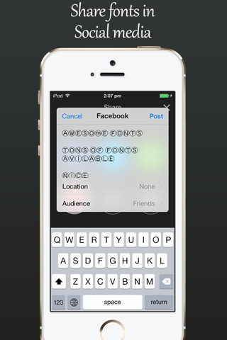 Fancy Fonts Pro - Cool fonts for iOS8 !! screenshot 3