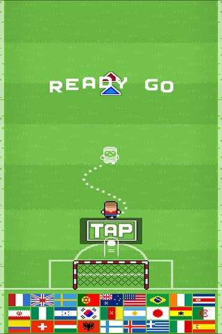 Big football superstar (Impossible Challenge Blocky Racing Pixel Soccer Games) screenshot 2