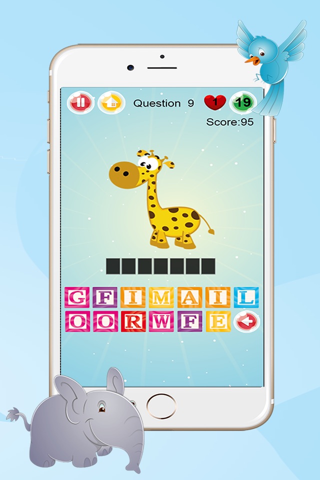 English Spelling And Vocabulary Animal Word Games screenshot 2