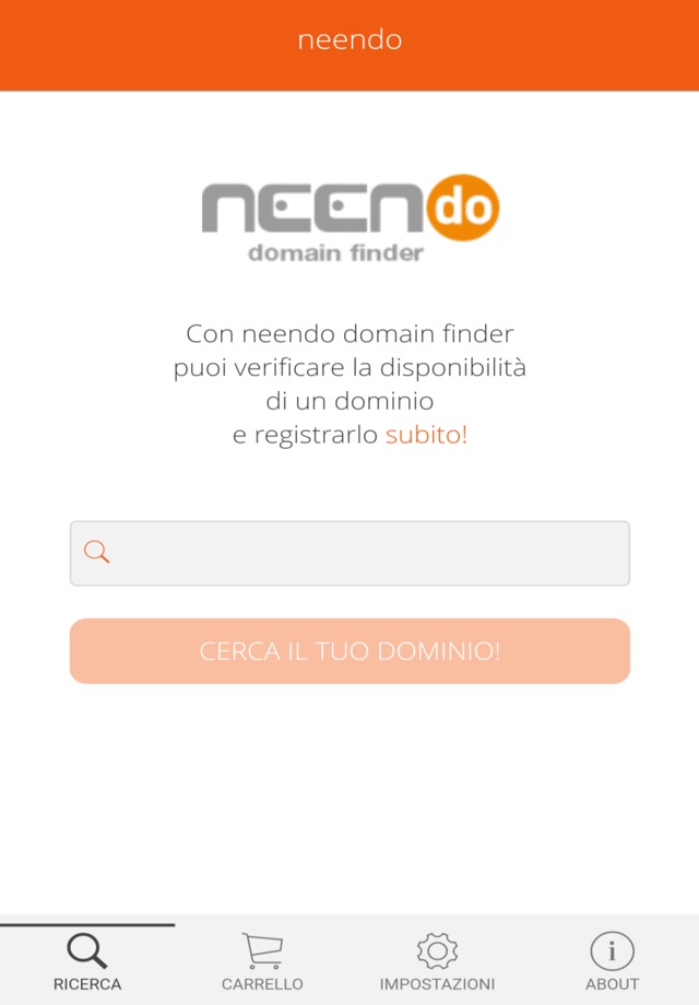 neendo domain finder screenshot 2