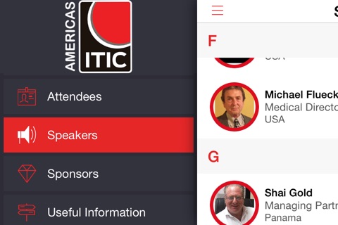 ITIC Americas Conference app screenshot 2