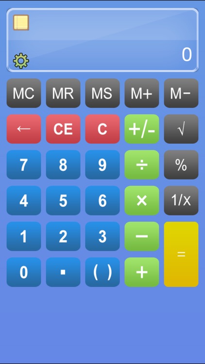 Calculator HD% Free - Basic Calculater App Pro with Formula Display & Notable Paper Tape for the iPad,iPhone and iPod