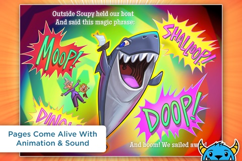 A Shark Knocked On the Door - An Interactive Animated Storybook App For Kids screenshot 3