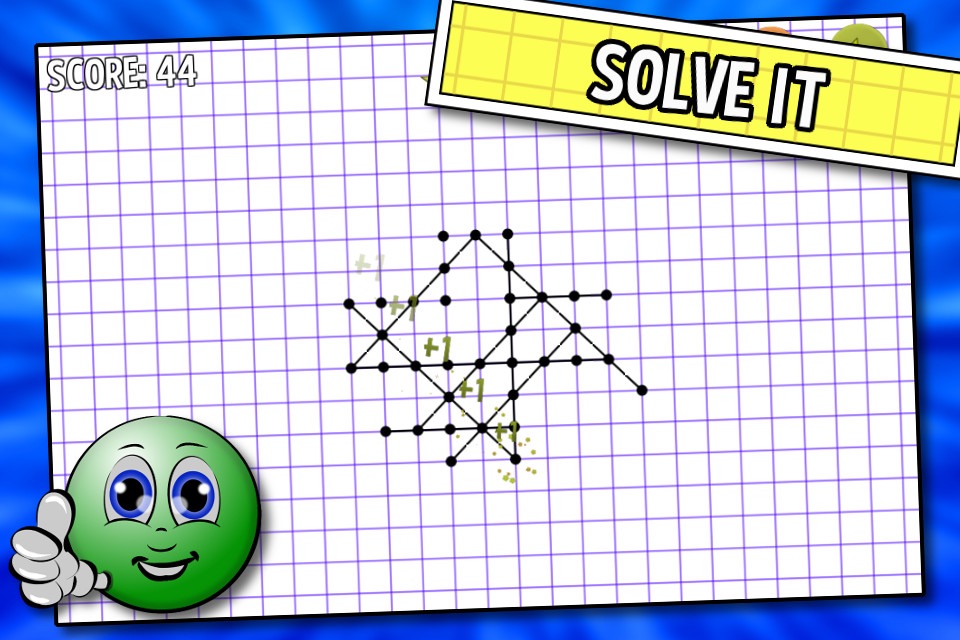 Risti Four Dot Puzzle 2015 - brain training with lines and dots for all age screenshot 3