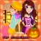 Halloween pumpkin spa salon