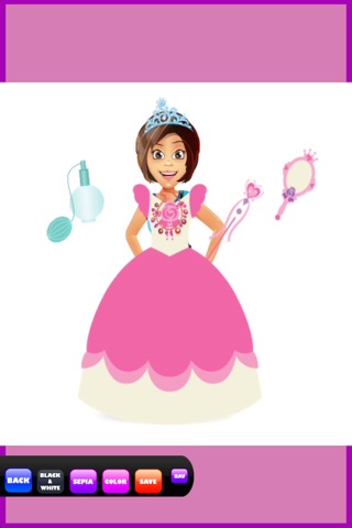 Castle Princess Makeover - Beautiful Face Editor for Girls Free screenshot 4