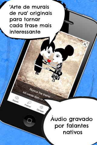 German Phrasi - Free Offline Phrasebook with Flashcards, Street Art and Voice of Native Speaker screenshot 2