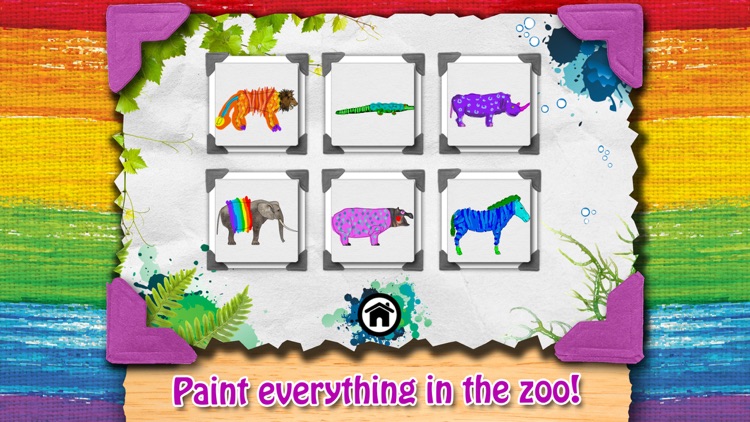 Paint My Zoo - Magic 3D Animal and Dinosaur Coloring screenshot-4