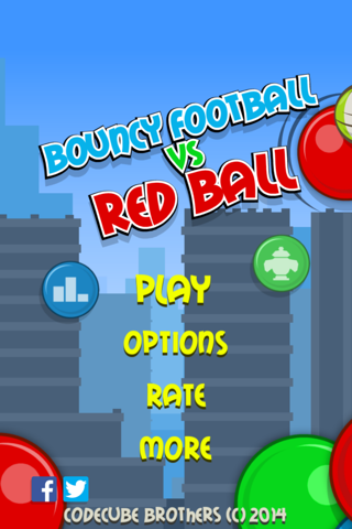 Bouncy FootBall vs Red Ball FREE screenshot 4